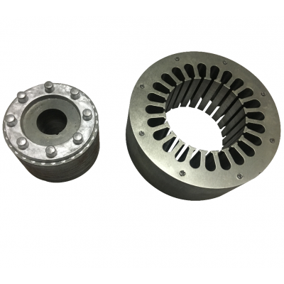 rotor stator for ac spindle motor